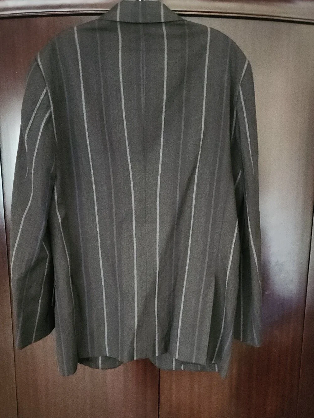 Comme des Garcons Black Pinstripe Wool Sport Coat